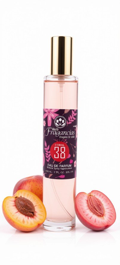 EAU DE PARFUM CORAL 038  Inspirada en 212 VIP ROSE de CAROLINA HERRERA - 50 ml